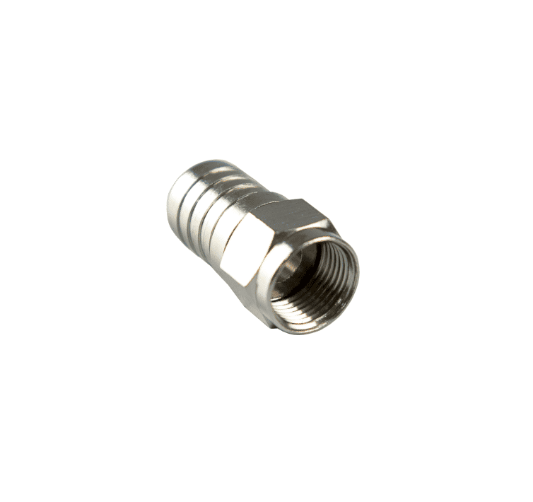 CONECTOR F CRIMP RG59 - ZAMAK - PROQUALIT