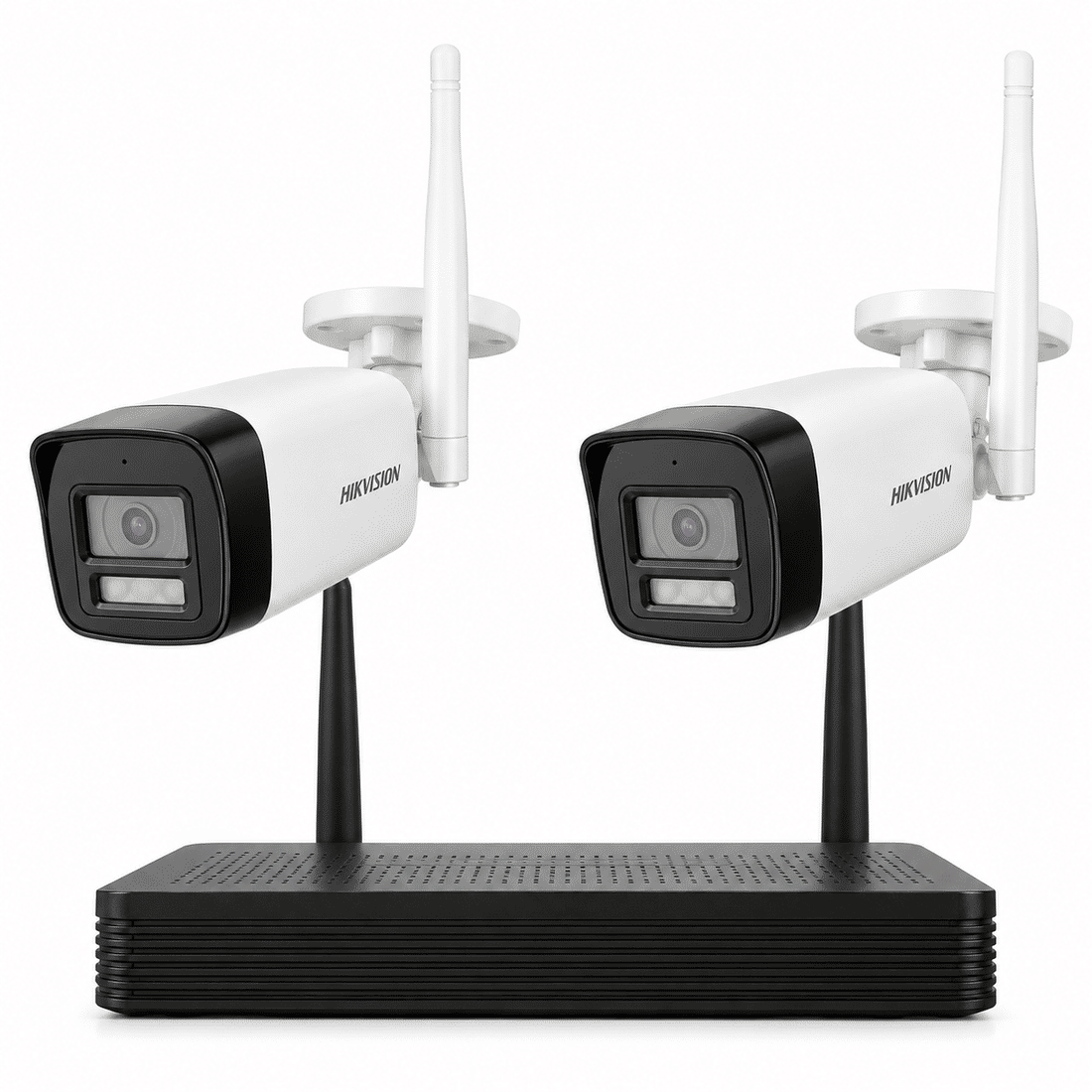 KIT NVS WI-FI HIKVISION NKS424W0H 2 CAMERAS BULLET H.265 4MP KIT NVS WI-FI HIKVISION NKS424W0H 2 CAMERAS BULLET H.265 4MP