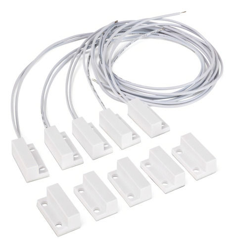 CONJUNTO SENSOR MAGNETICO C/FIO XAS SOBREPOR -5PC