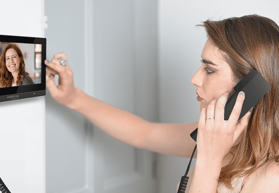 TERMINAL INTERNO VIDEO PORTEIRO TVIP 2231 HS PRETO