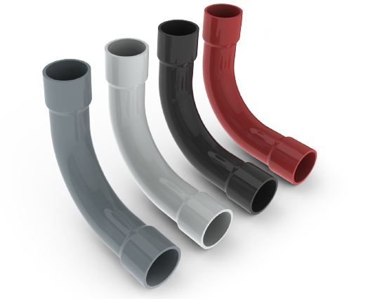 CURVA 90° LISA C/BOLSA 1° BRANCA - 37056006 - MASSTER CURVA 90° LISA C/BOLSA 1° BRANCA - 37056006 - MASSTER