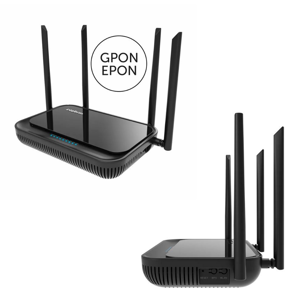 ROTEADOR OPTICO PON LAN 2P FXS 1P WI-FI AC - WIFIBER 121 AC