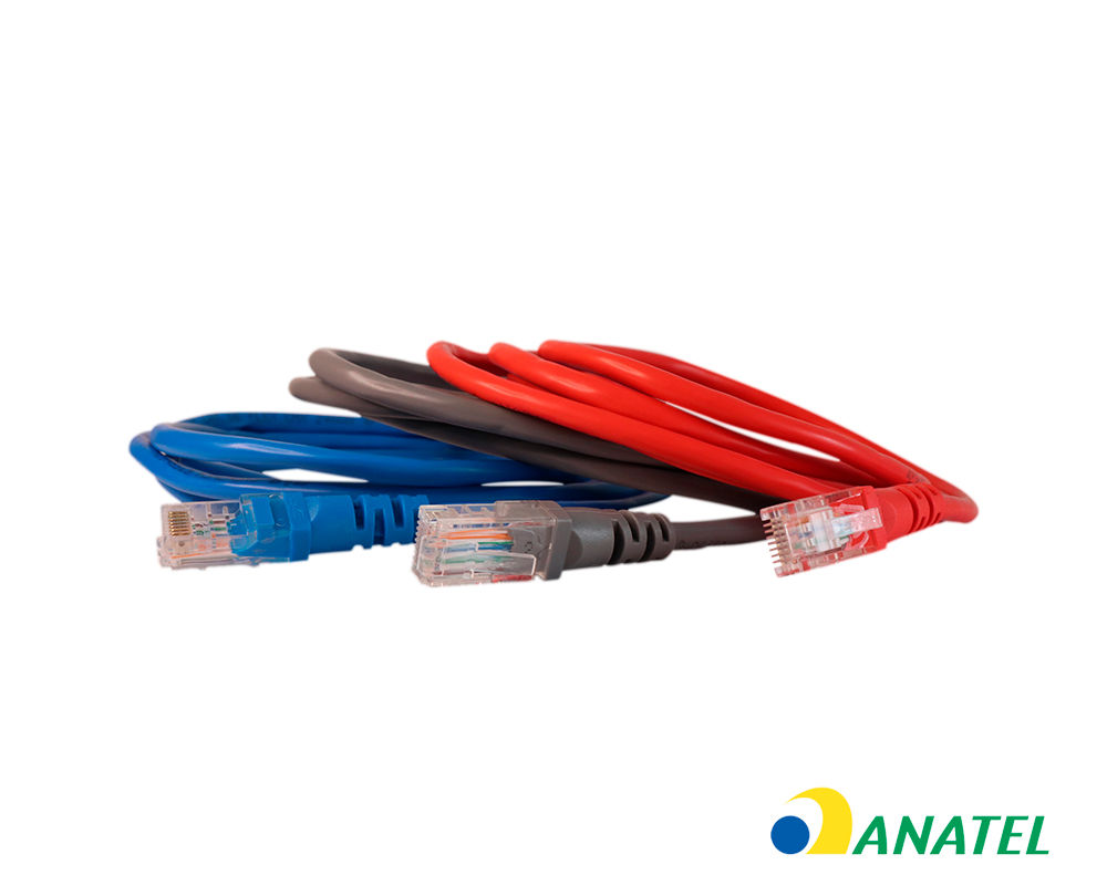 PATCH CORD CAT6 2,5M VERMELHO 100% COBRE ANATEL - AD - 10287 - AD CONNECT PATCH CORD CAT6 2,5M VERMELHO 100% COBRE ANATEL - AD - 10287 - AD CONNECT