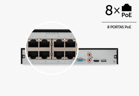 GRAVADOR DIGITAL DE VIDEO EM REDE - NVD 3308 P COM HD DE 2TB
