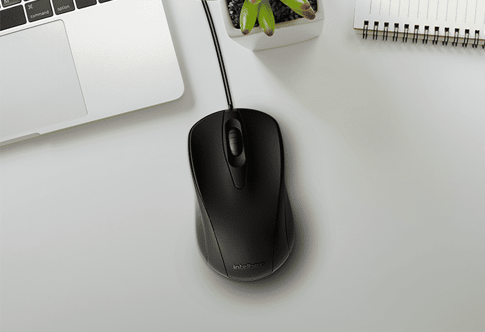 MOUSE INTELBRAS MCI10 -COM FIO PRETO MOUSE INTELBRAS MCI10 -COM FIO PRETO