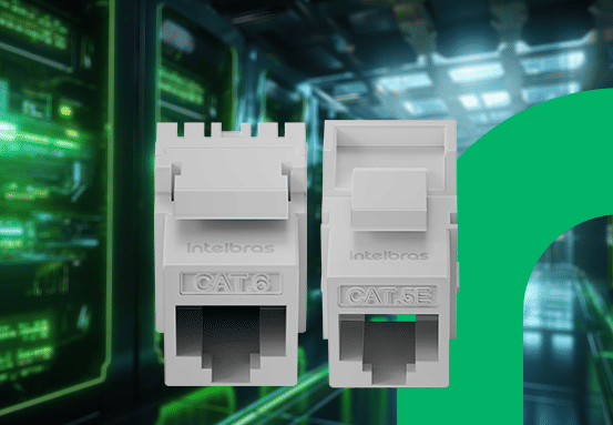 CONECTOR RJ45 FEMEA 180° CAT 5E KEYSTONE JACK