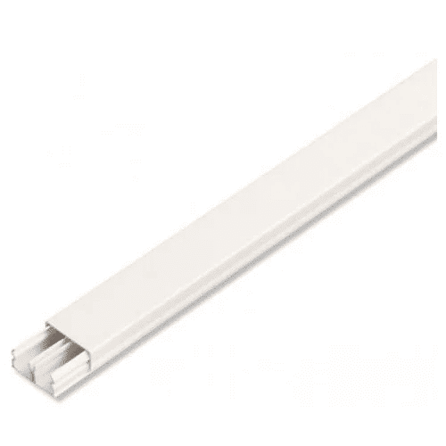 DUTO X1 SLIM 20X10 BRANCO COM DIVISOR BARRA COM 2000MM C/ADESIVO DUTOPLAST