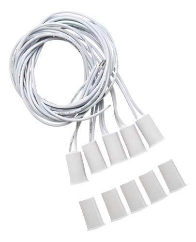 CONJUNTO SENSOR MAGNETICO C/FIO XAS EMBUTIR -5PC CONJUNTO SENSOR MAGNETICO C/FIO XAS EMBUTIR -5PC