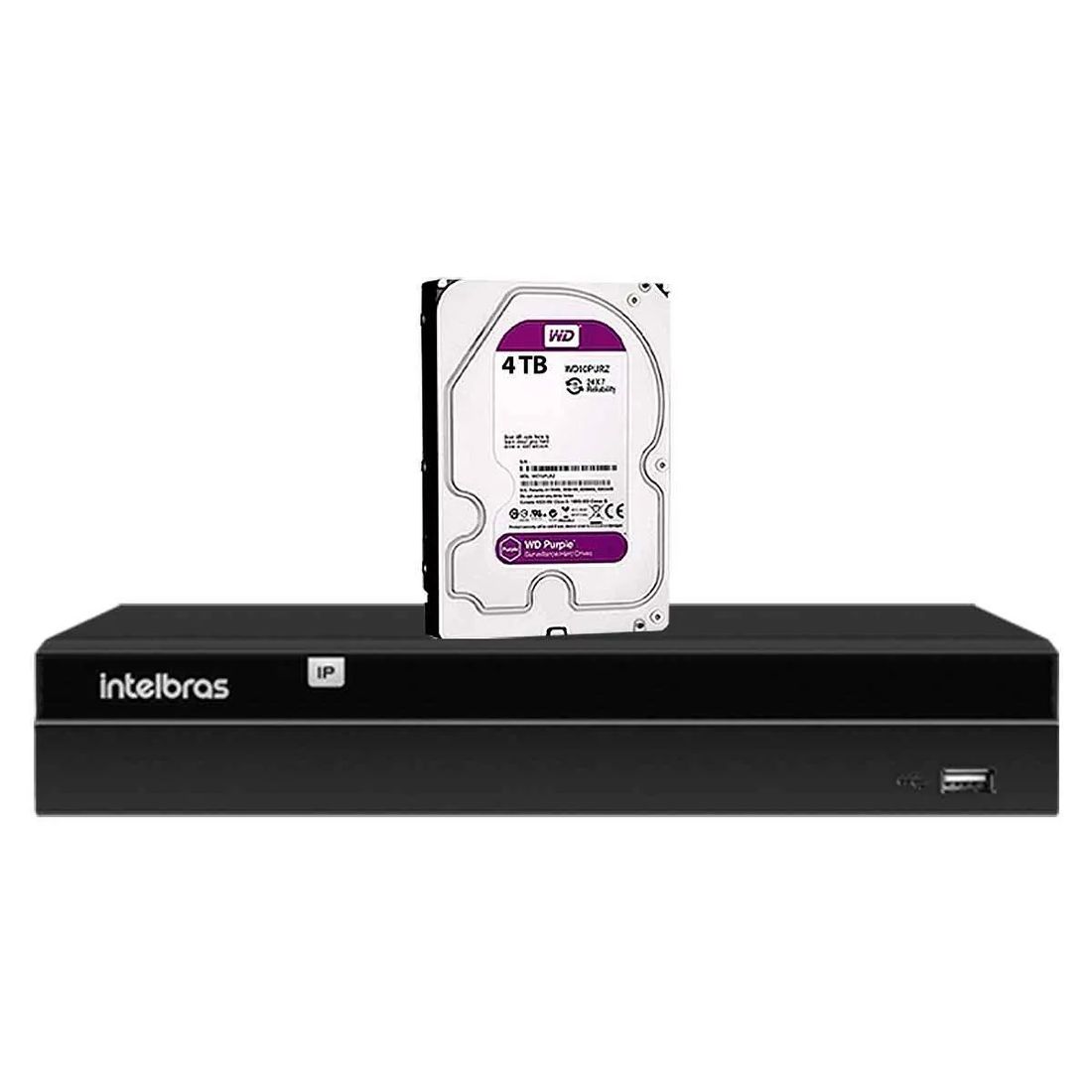 GRAVADOR DIGITAL DE VIDEO EM REDE - 16 CANAIS - 4K - NVD 1416 C/HD 4TB AM