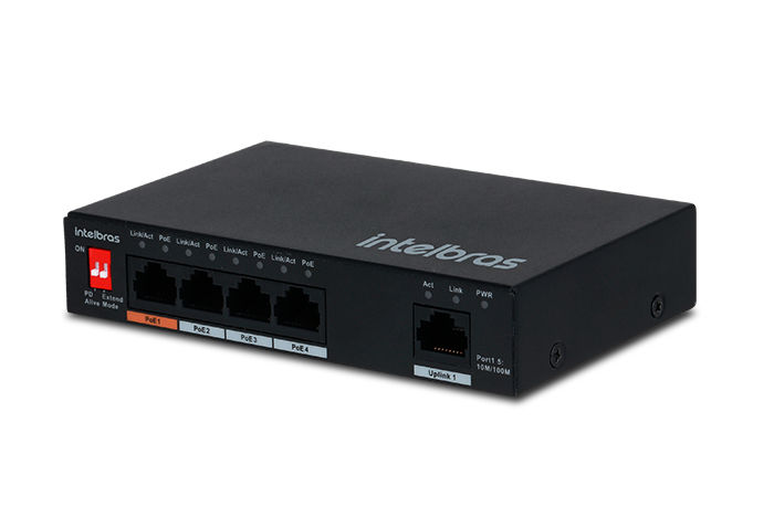 SWITCH 5 PORTAS FAST COM 4 PORTAS POE SF 500 HI-POE SKD