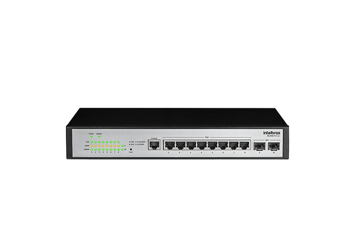 SWITCH GERENCIAVEL 8PG + 2PGBIC - SG 1002 POE L2 + SWITCH GERENCIAVEL 8PG + 2PGBIC - SG 1002 POE L2 +