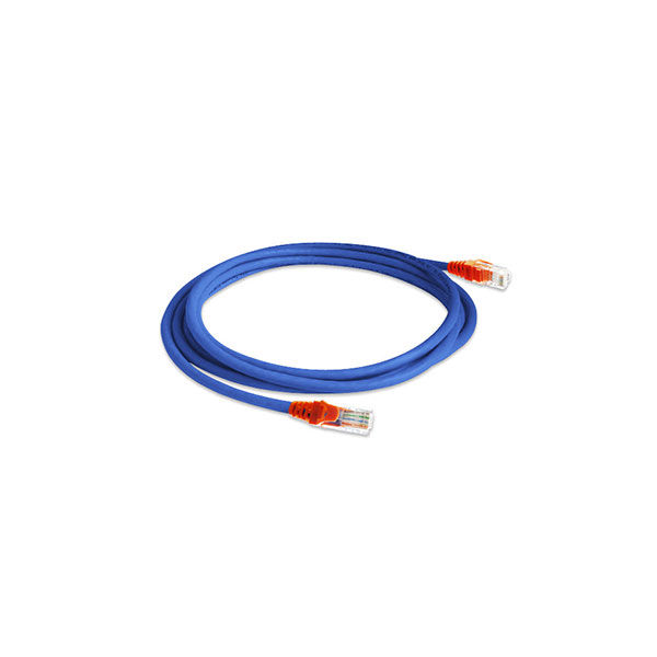 PATCH CORD 2,5M CAT5E C/ CAPA MOLDADA E PROTETORA  - AZUL - BLUECOM