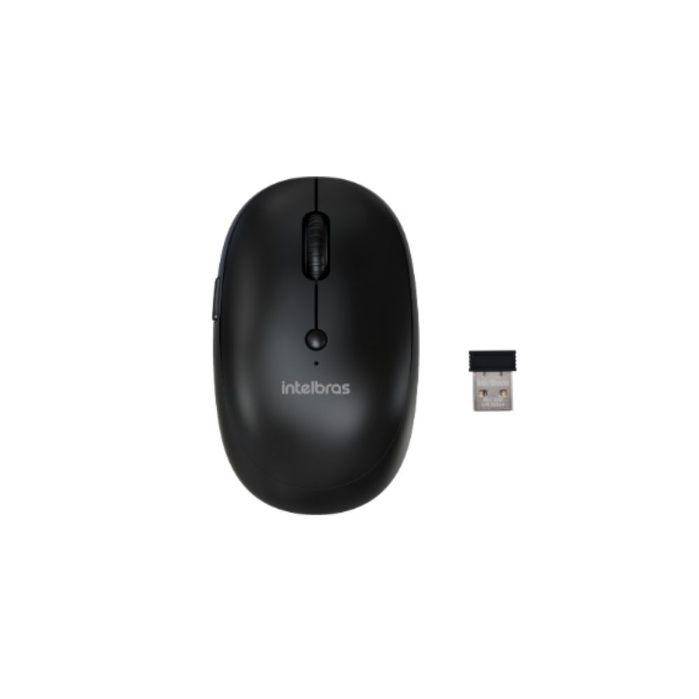 MOUSE INTELBRAS MSI100 - SEM FIO PRETO BL