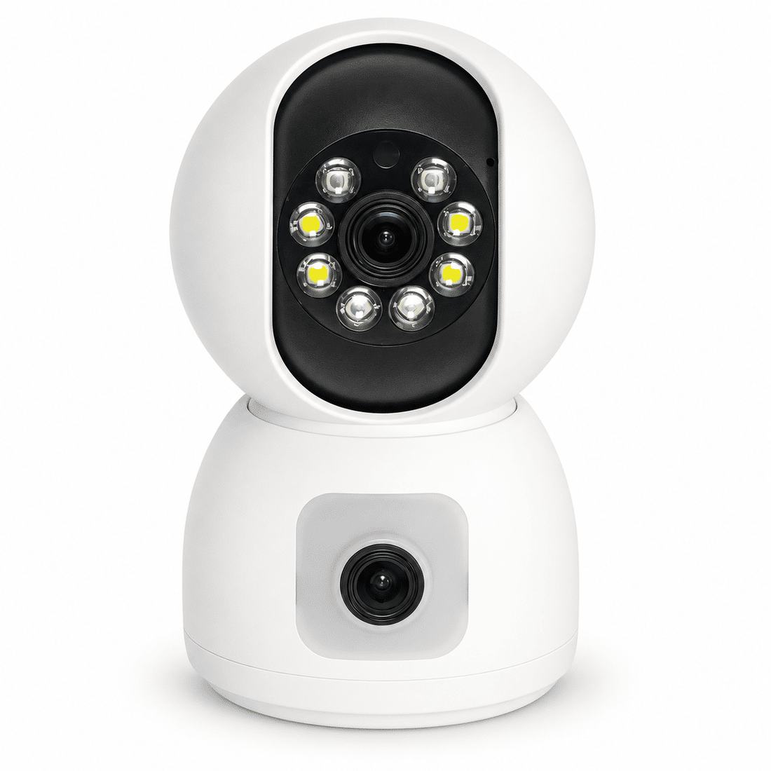 CAMERA ROBO WI-FI TWG TW-9510 RB DUAL LENTE FULL HD 2MP Câmera robô Wi-Fi TWG TW-9510 RB em fundo branco