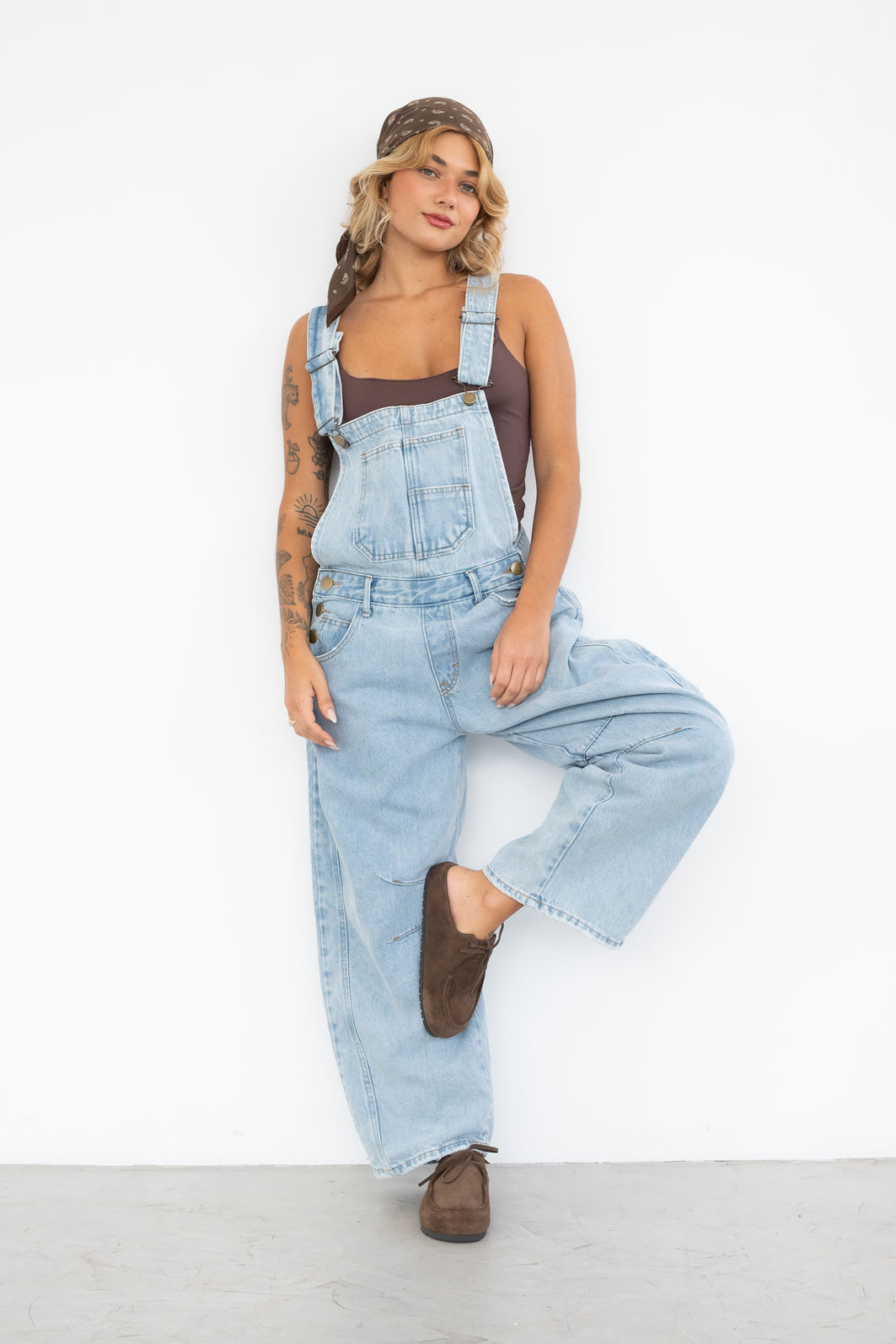 JARDINEIRA BARREL JEANS JARDINEIRA BARREL JEANS