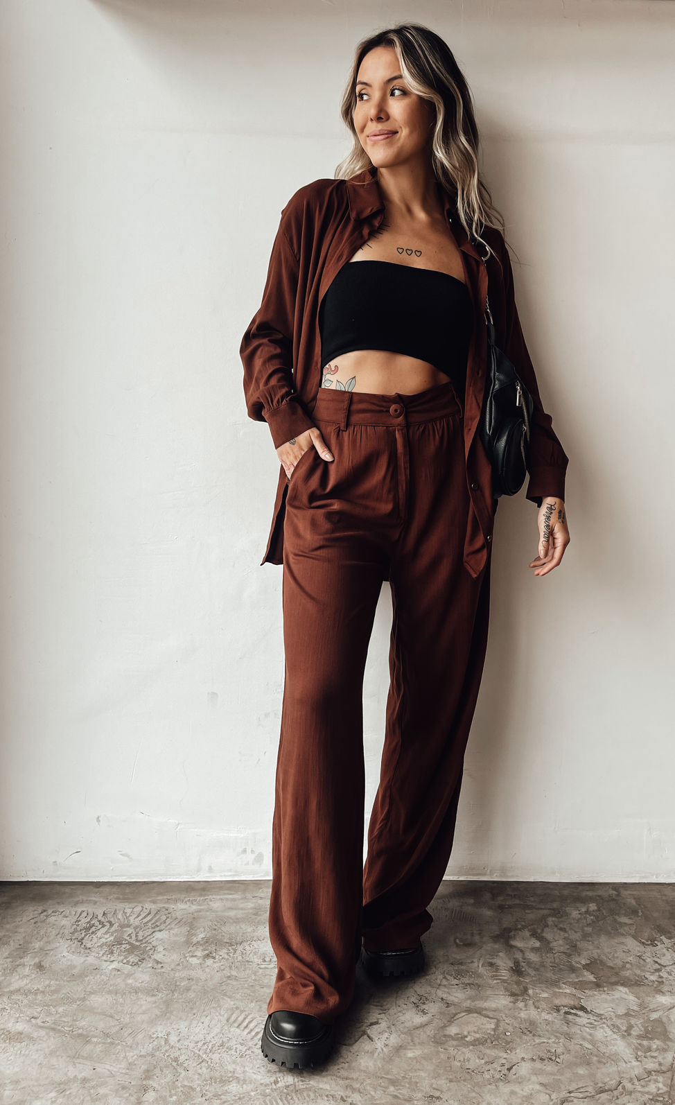 WIDE LEG VANILLA BROWNIE WIDE LEG VANILLA BROWNIE