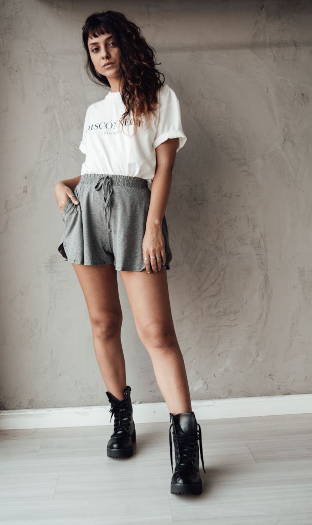 SHORT LUNAR CINZA MESCLA SHORT LUNAR CINZA MESCLA