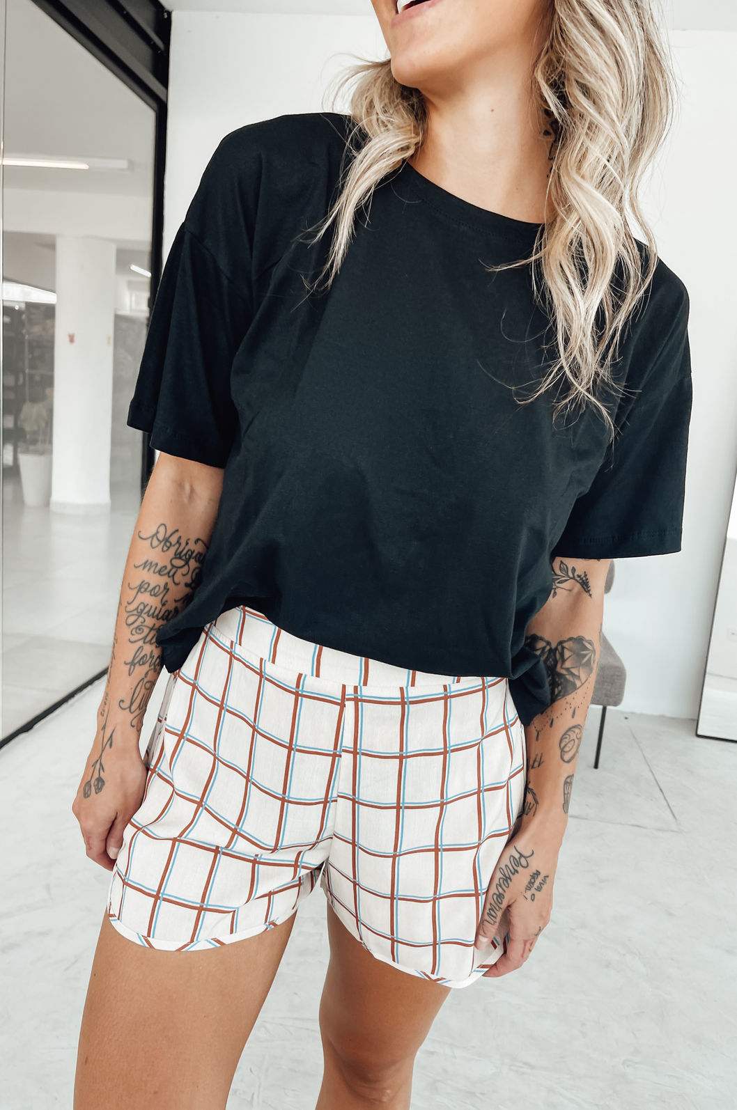 SHORT QUADRICULADO LIZ SHORT QUADRICULADO LIZ