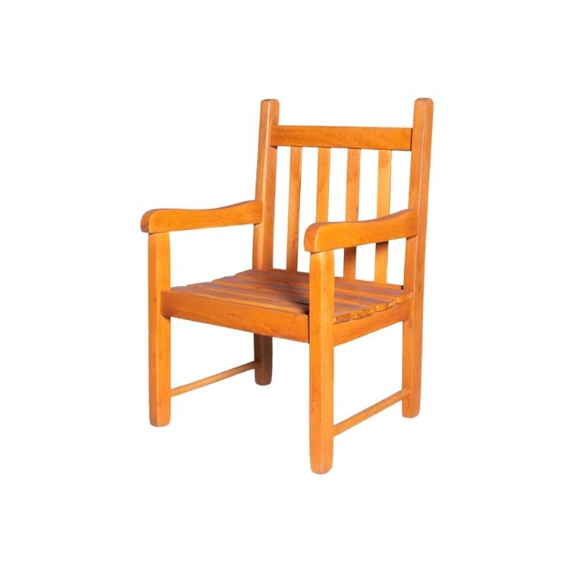 Banco de Jardim Namoradeira de Madeira 1 lugar Com Verniz