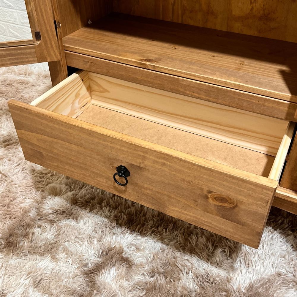 Rack 3 Portas e 1 Gaveta Mel