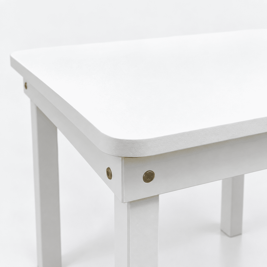 Mesa Infantil de Madeira Branco Mesa Infantil de Madeira Branco