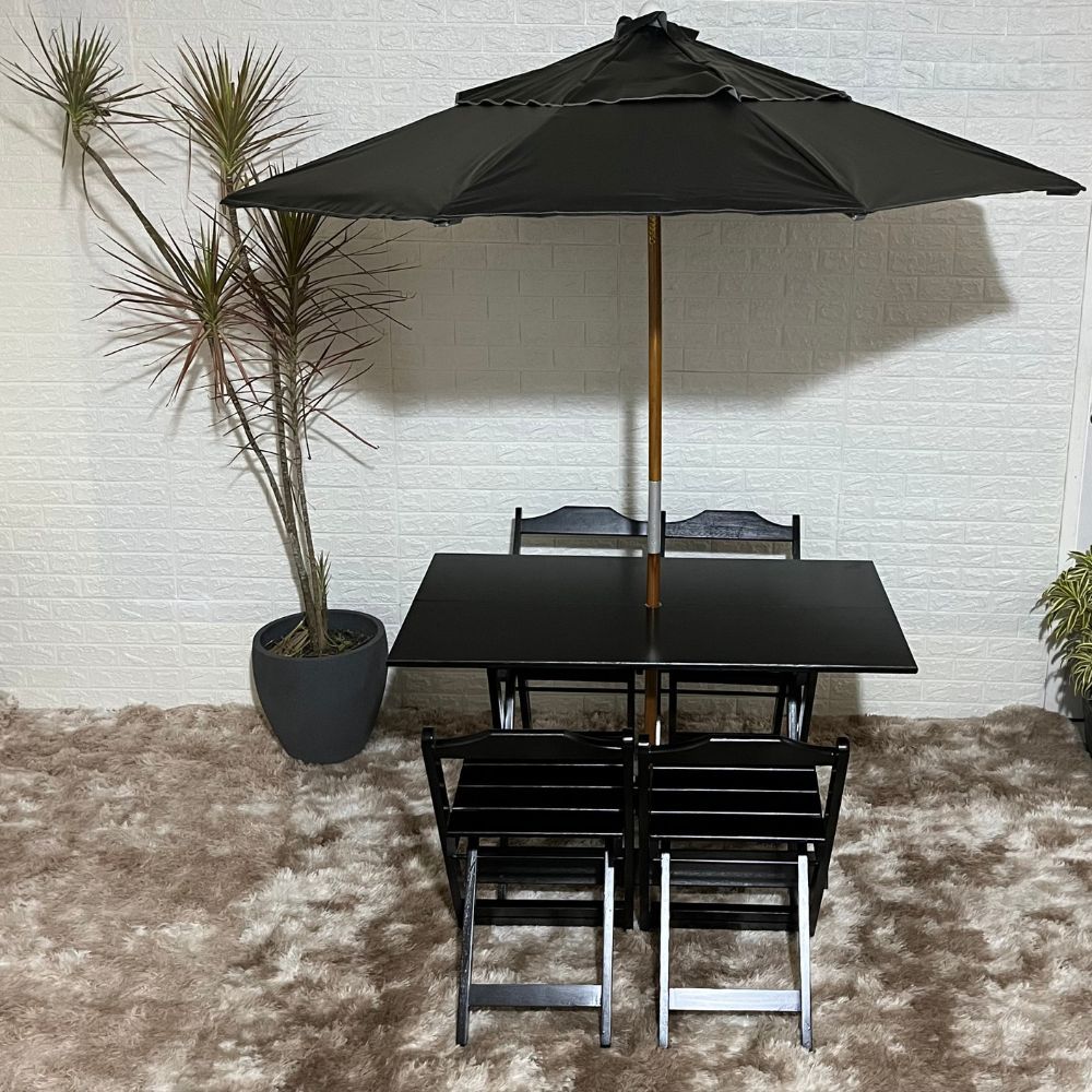 conjunto dobravel 70x70 com 4 cadeiras mel 2