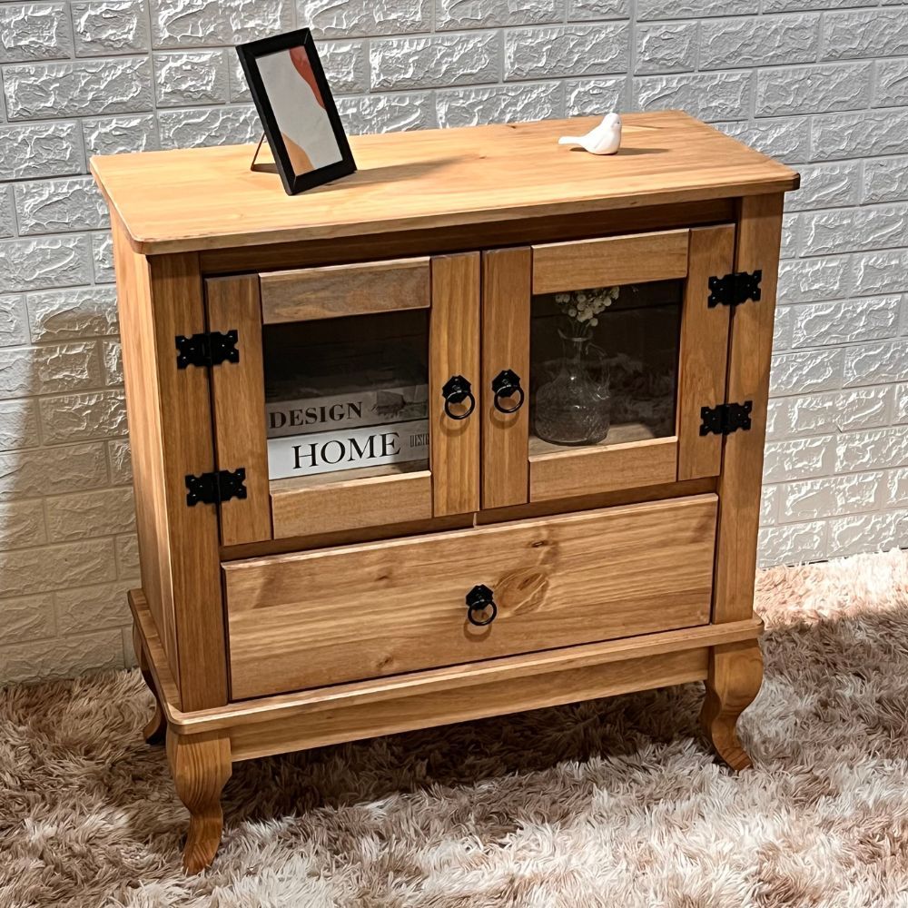 Rack 2 Portas e 1 Gaveta Mel