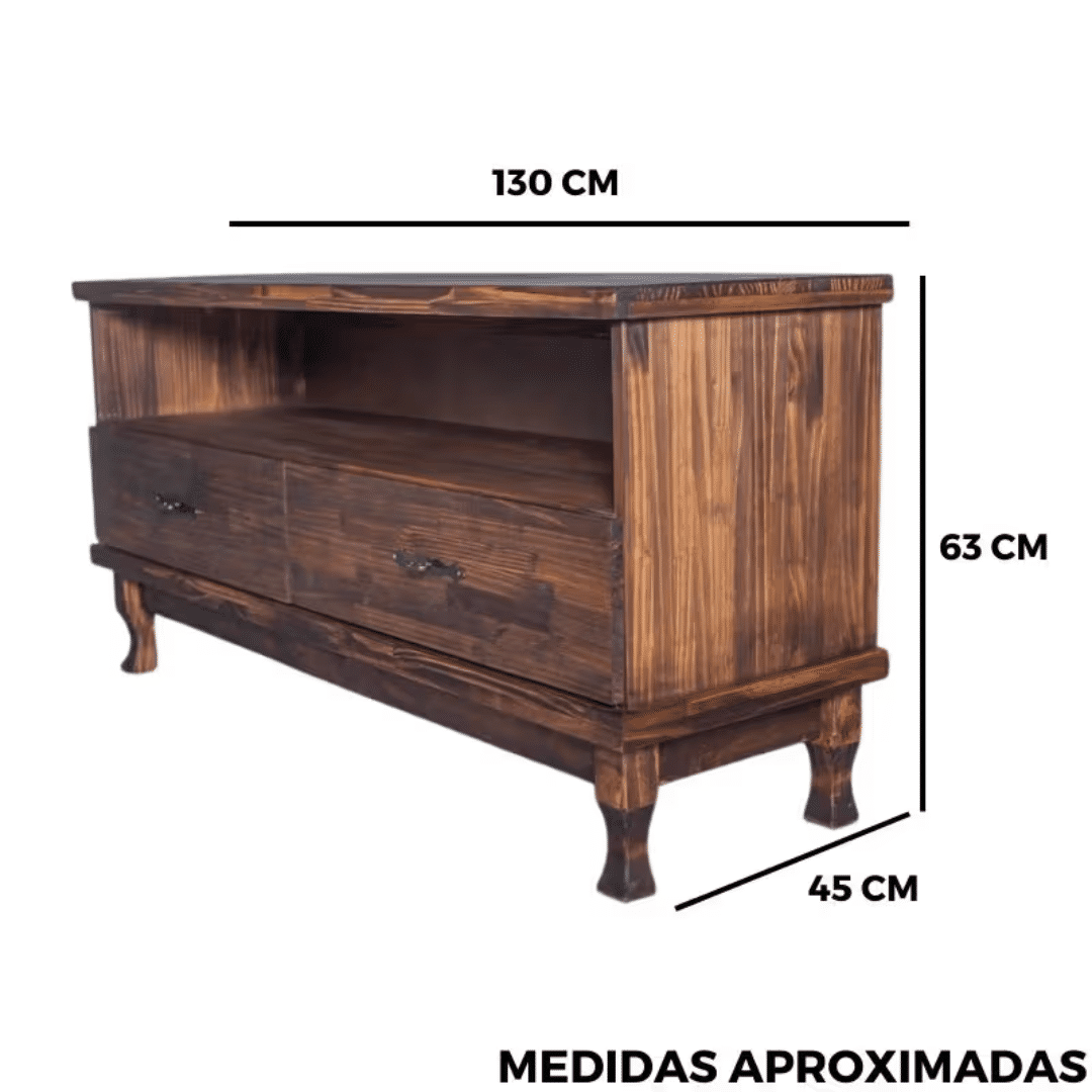 medidas conjunto de madeira macica