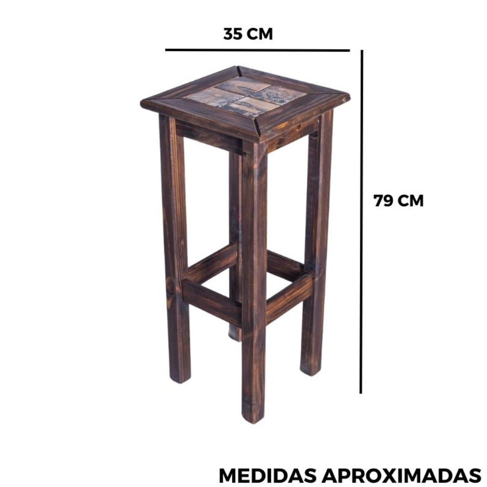 medidas conjunto de madeira macica