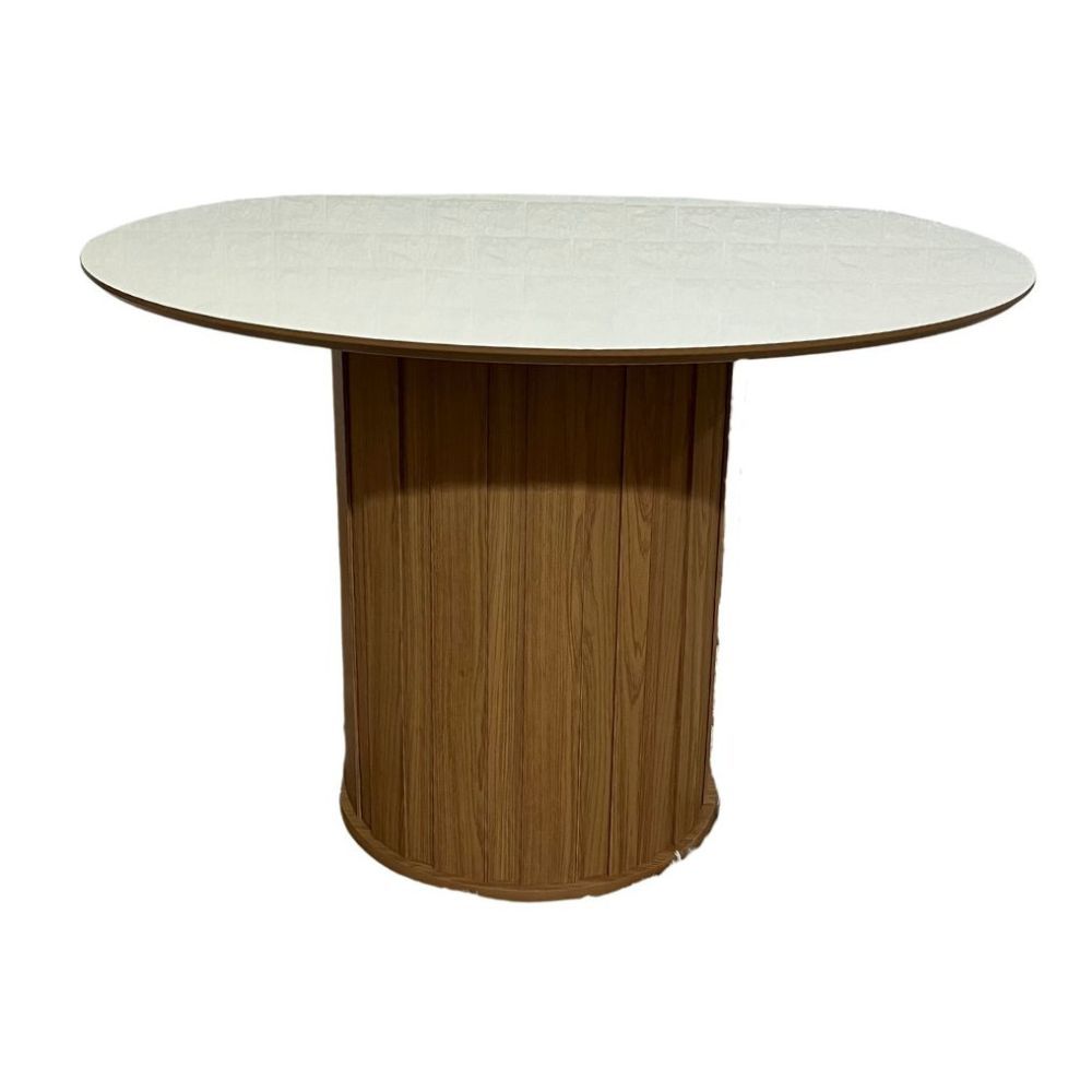 Conjunto Mesa Redonda Maior com 4 Cadeiras de Telinha
