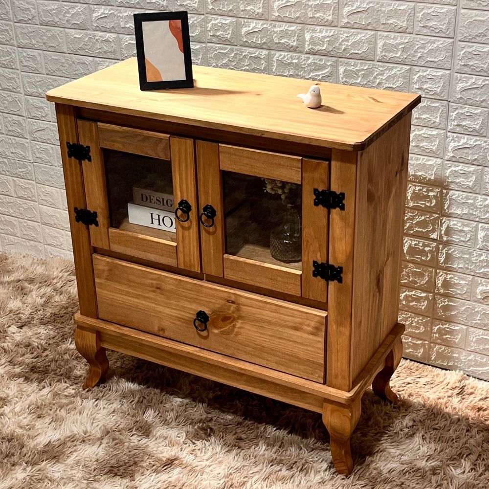 Rack 2 Portas e 1 Gaveta Mel