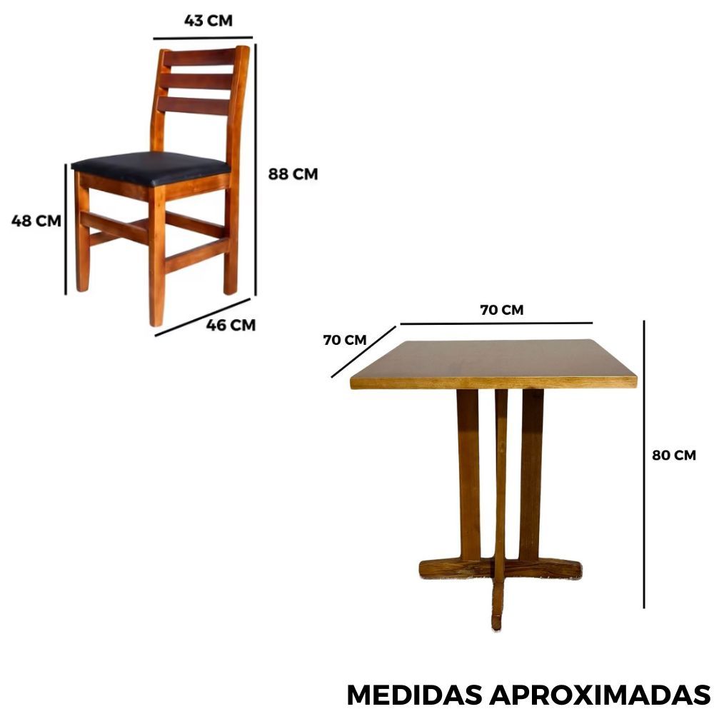 medidas conjunto fixo 70x70 preto
