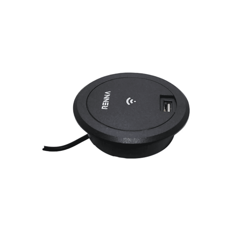 Carregador Wireless Embutir 5W - Renna Carregador Wireless Embutir 5W - Renna