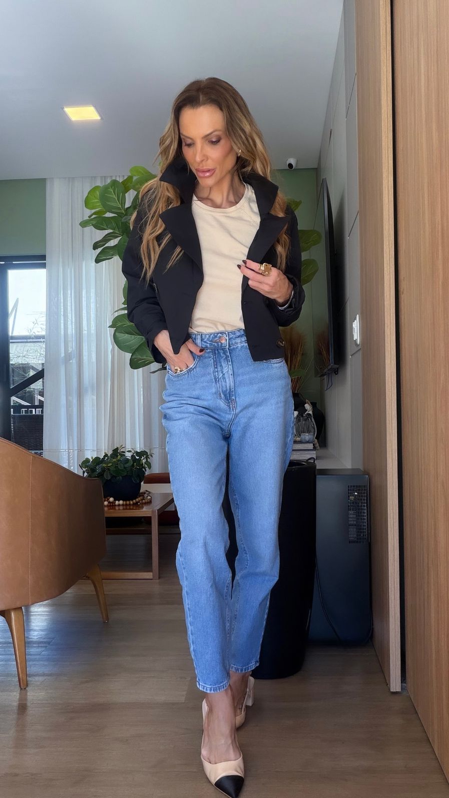 T-SHIRT SIGN ESSENTIAL ALGODÃO COR NUDE