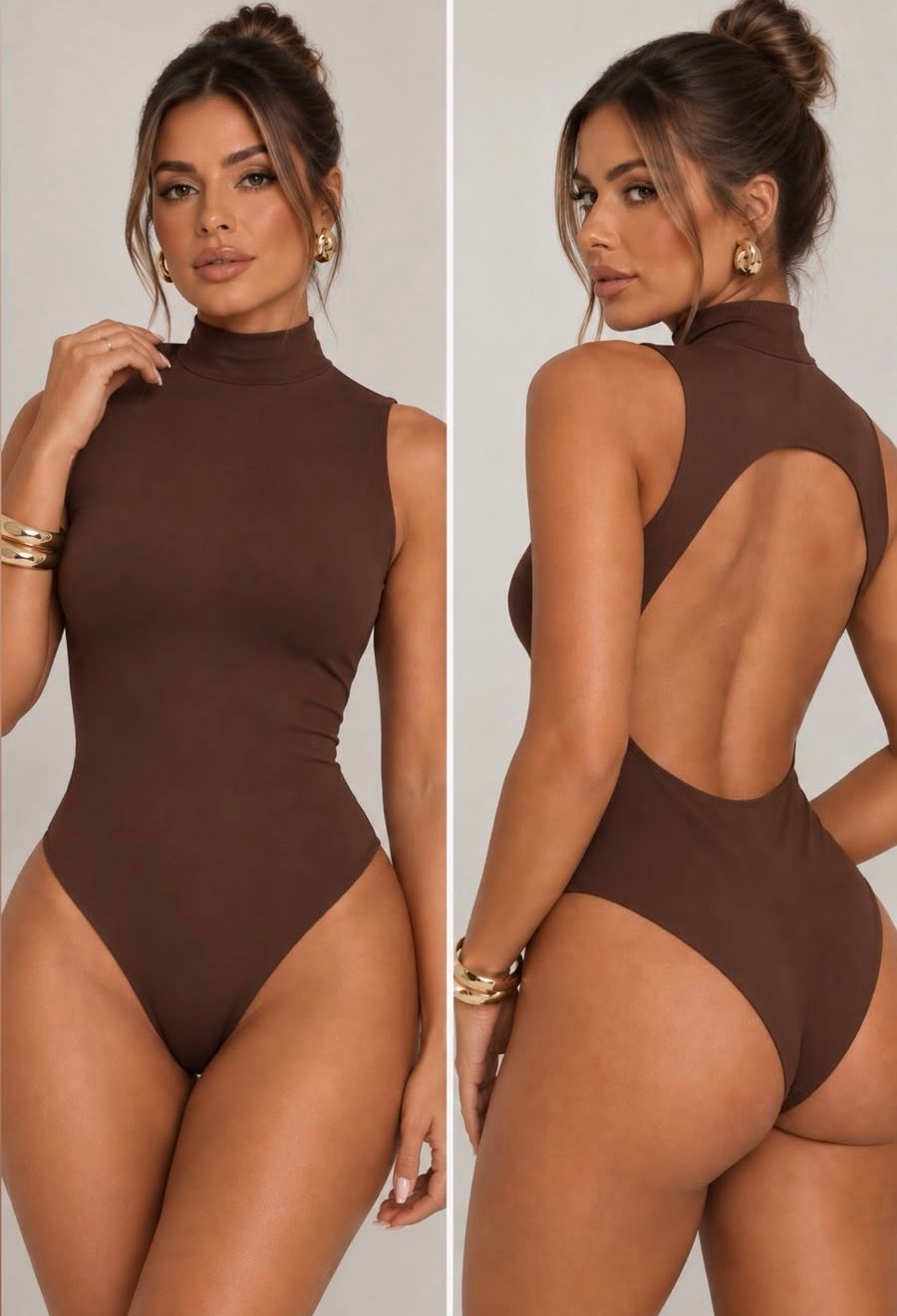 Body Camile cor Marrom