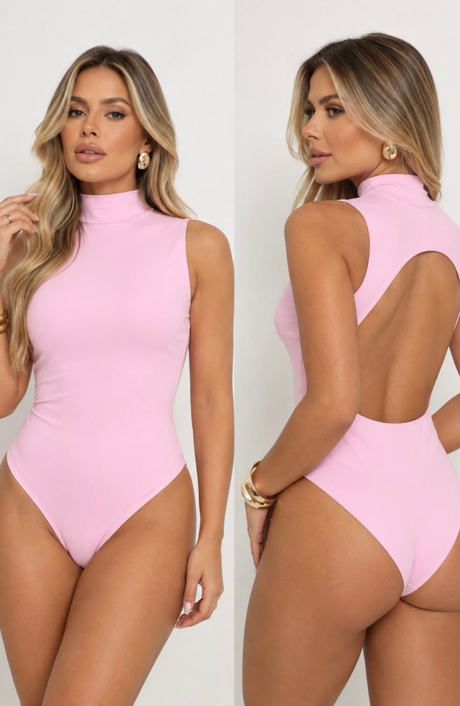 Body Camile cor Rosa