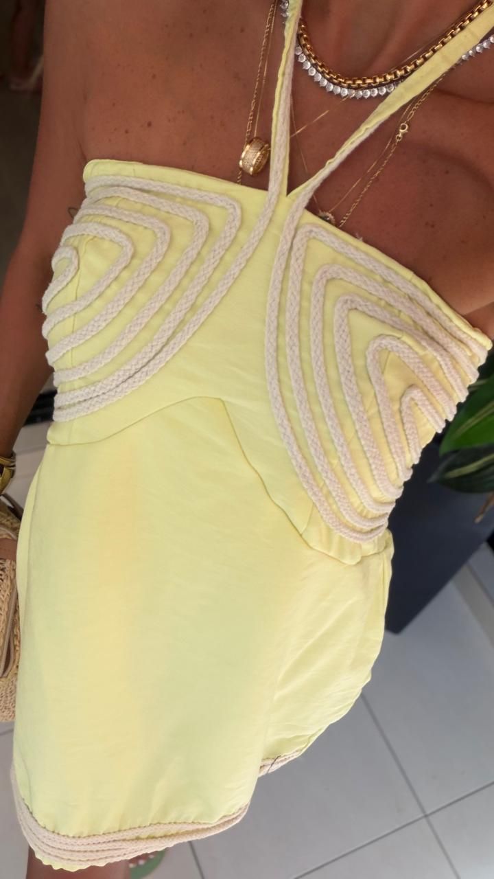 Vestido Pamy Amarelo Vestido Pamy Amarelo