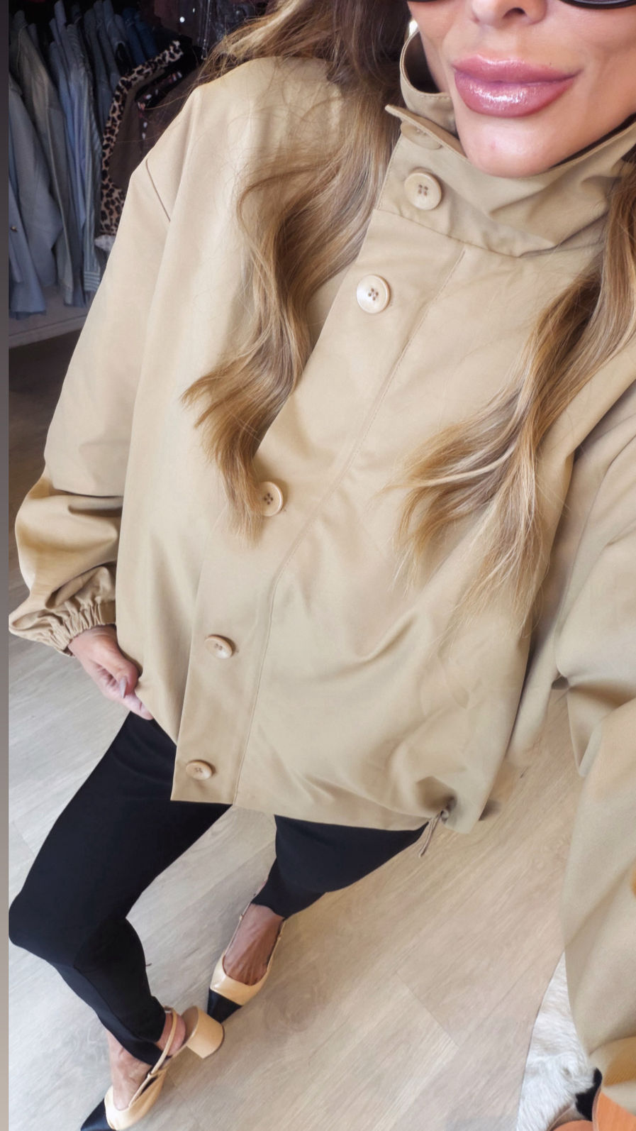 Calça Feminina Legging Fusô com Pezinho cor Preta