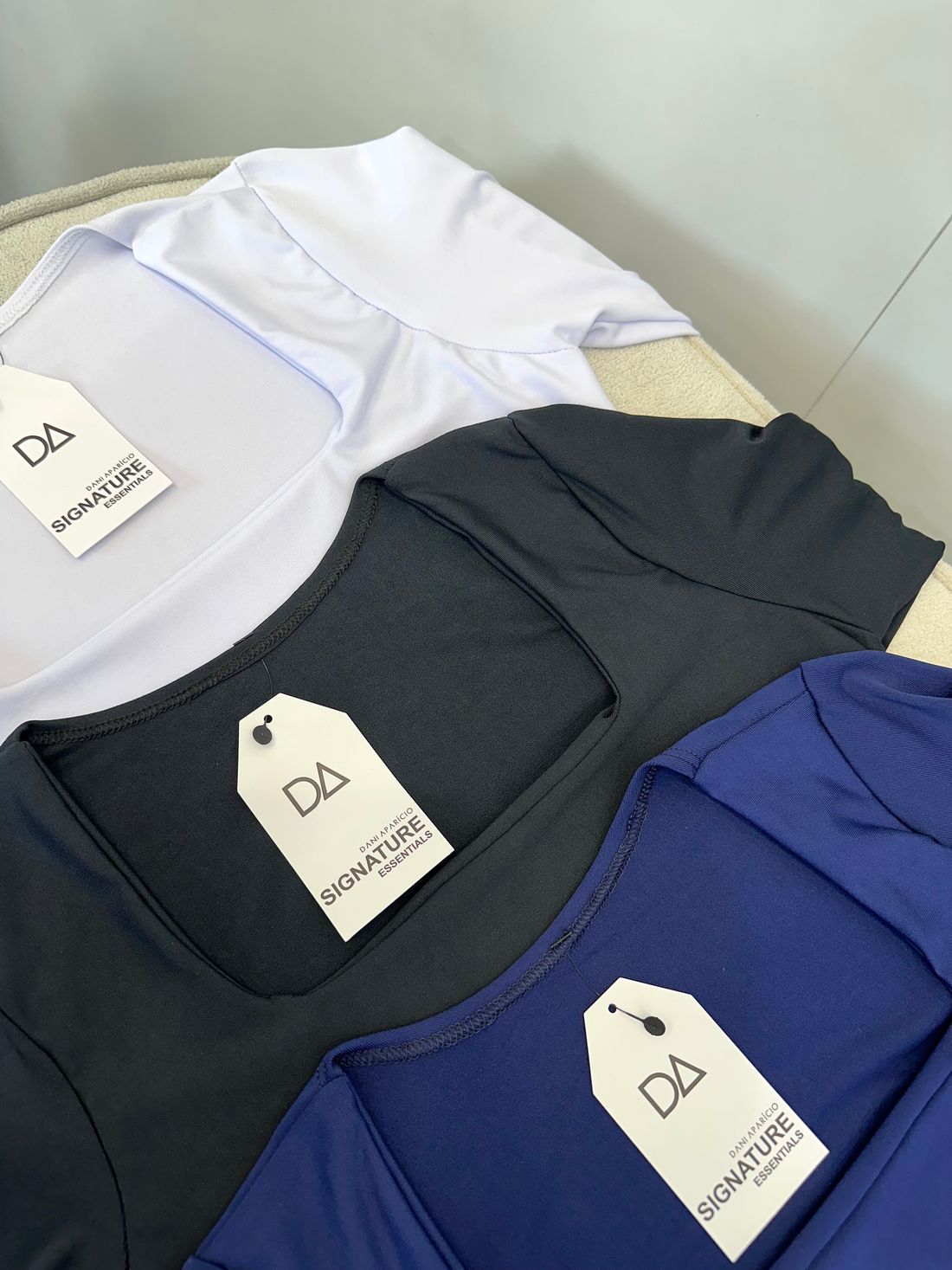 KIT 3 BODYS SUPLEX PREMIUM ATEMPORAL Branco / Preto / Marinho