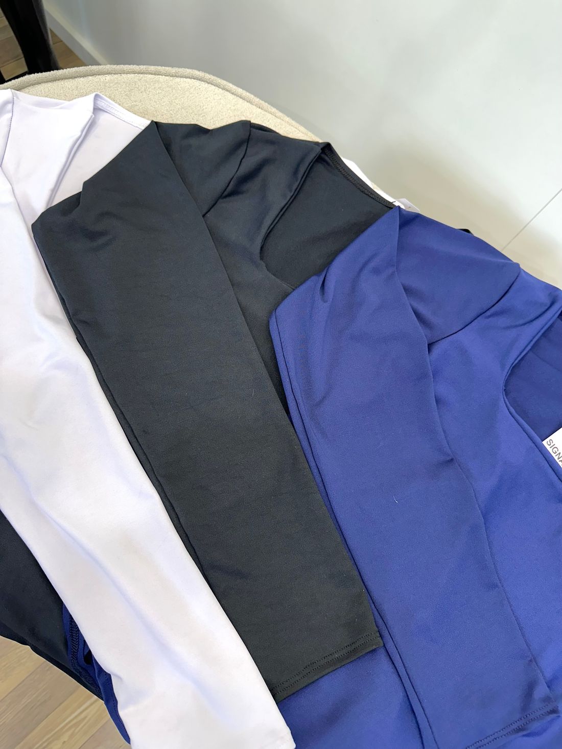 KIT 3 BODYS SUPLEX PREMIUM ATEMPORAL Branco / Preto / Marinho