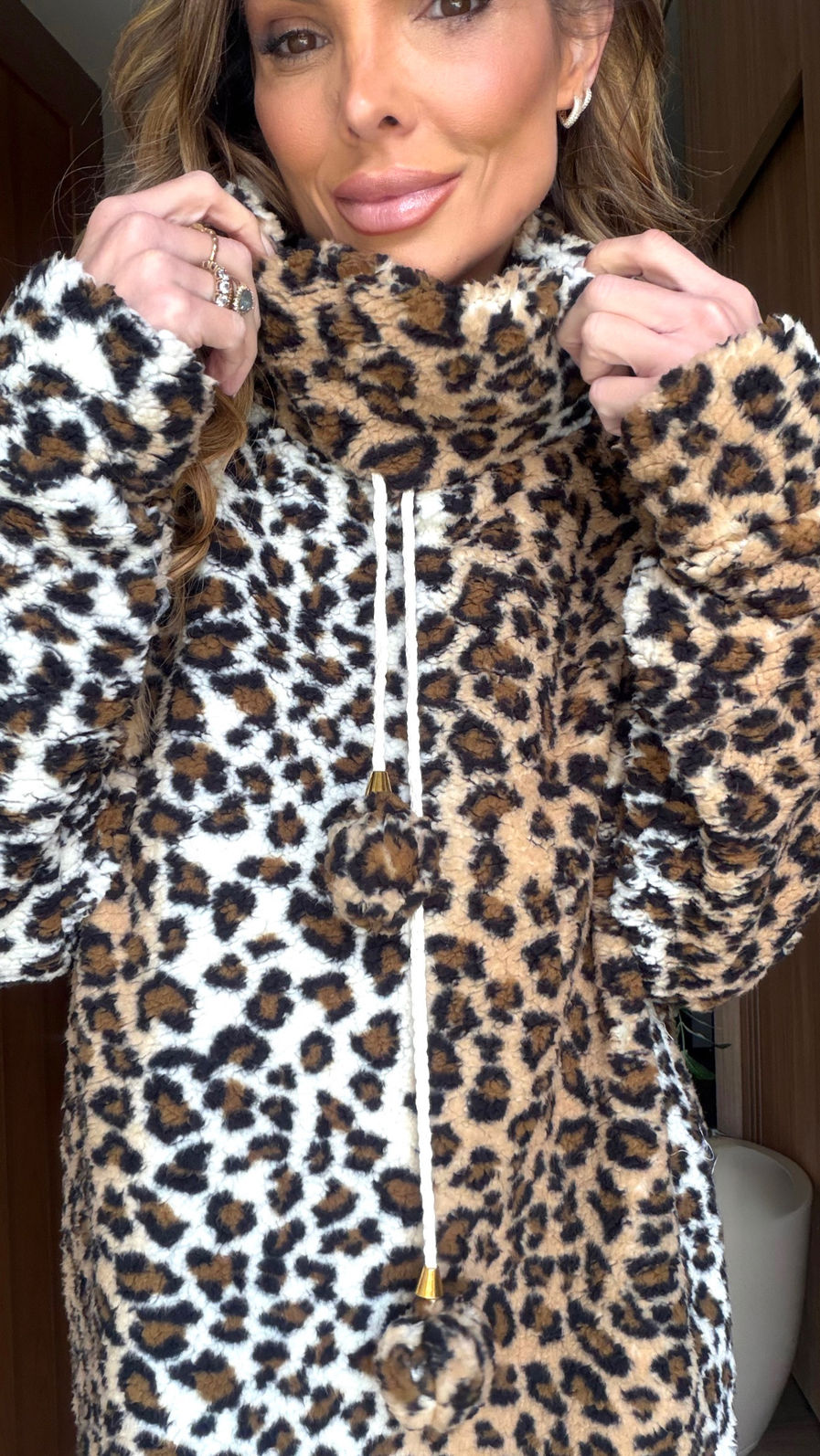 Blusão Fluffy cor Animal Print