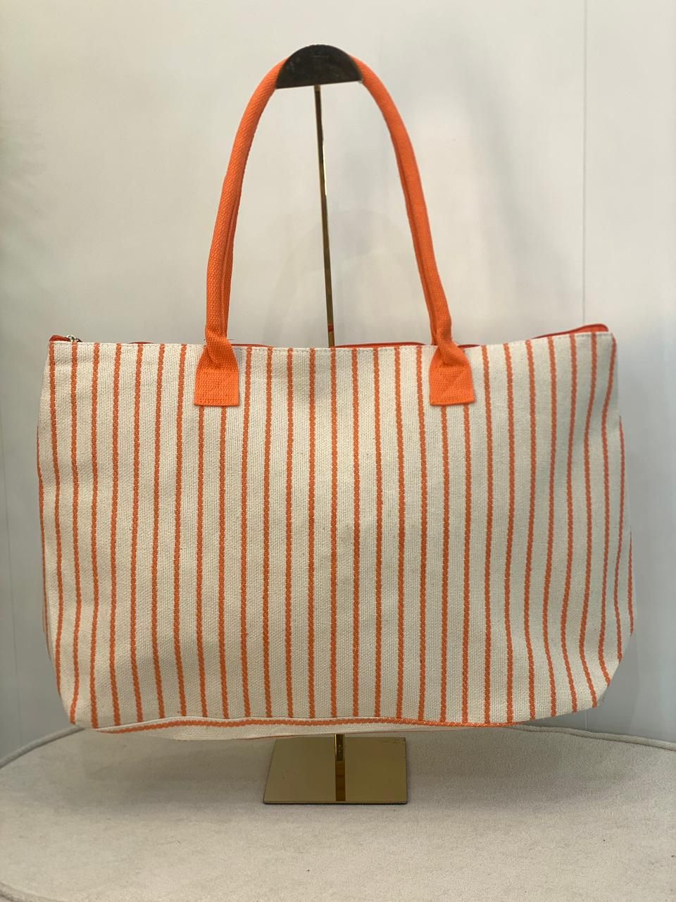 Bolsa de Praia Listras Coral