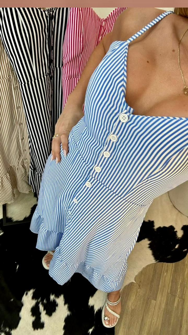 Vestido Listrado 
