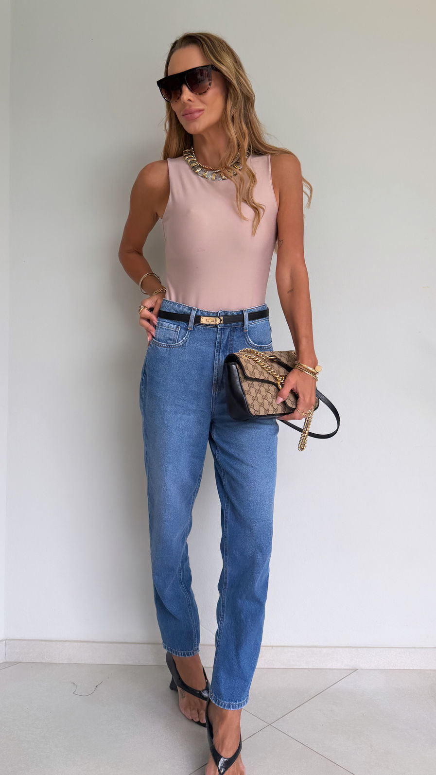 Body Regata em Suplex Premium cor Nude