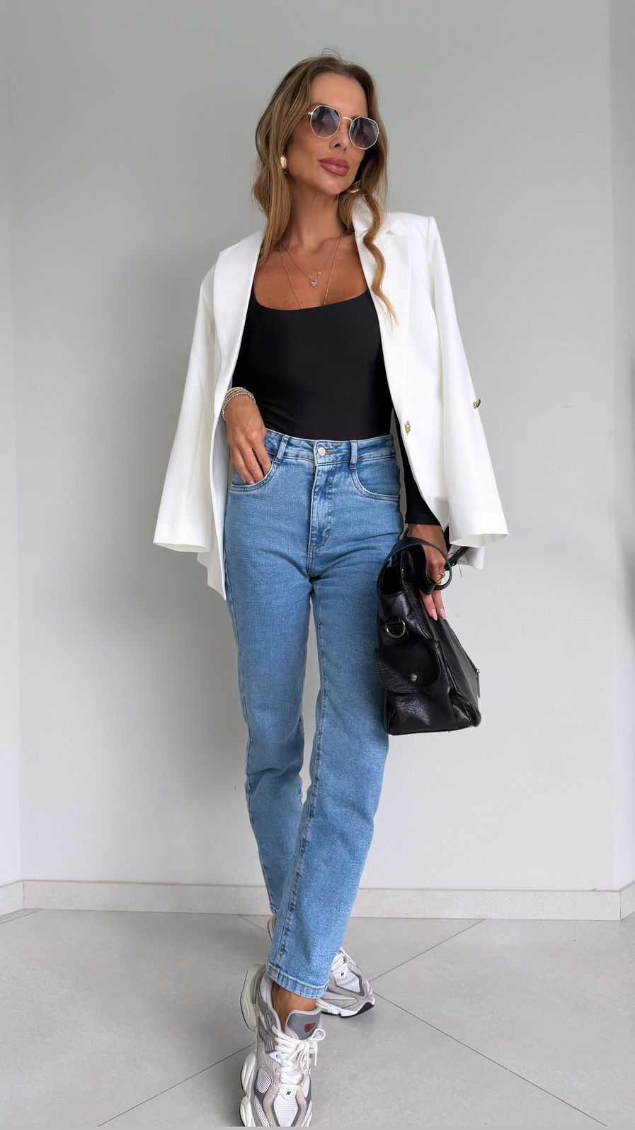 Calça Jeans Mom DA Essentials Denim com Elastano Calça Jeans Mom DA Essentials Denim com Elastano