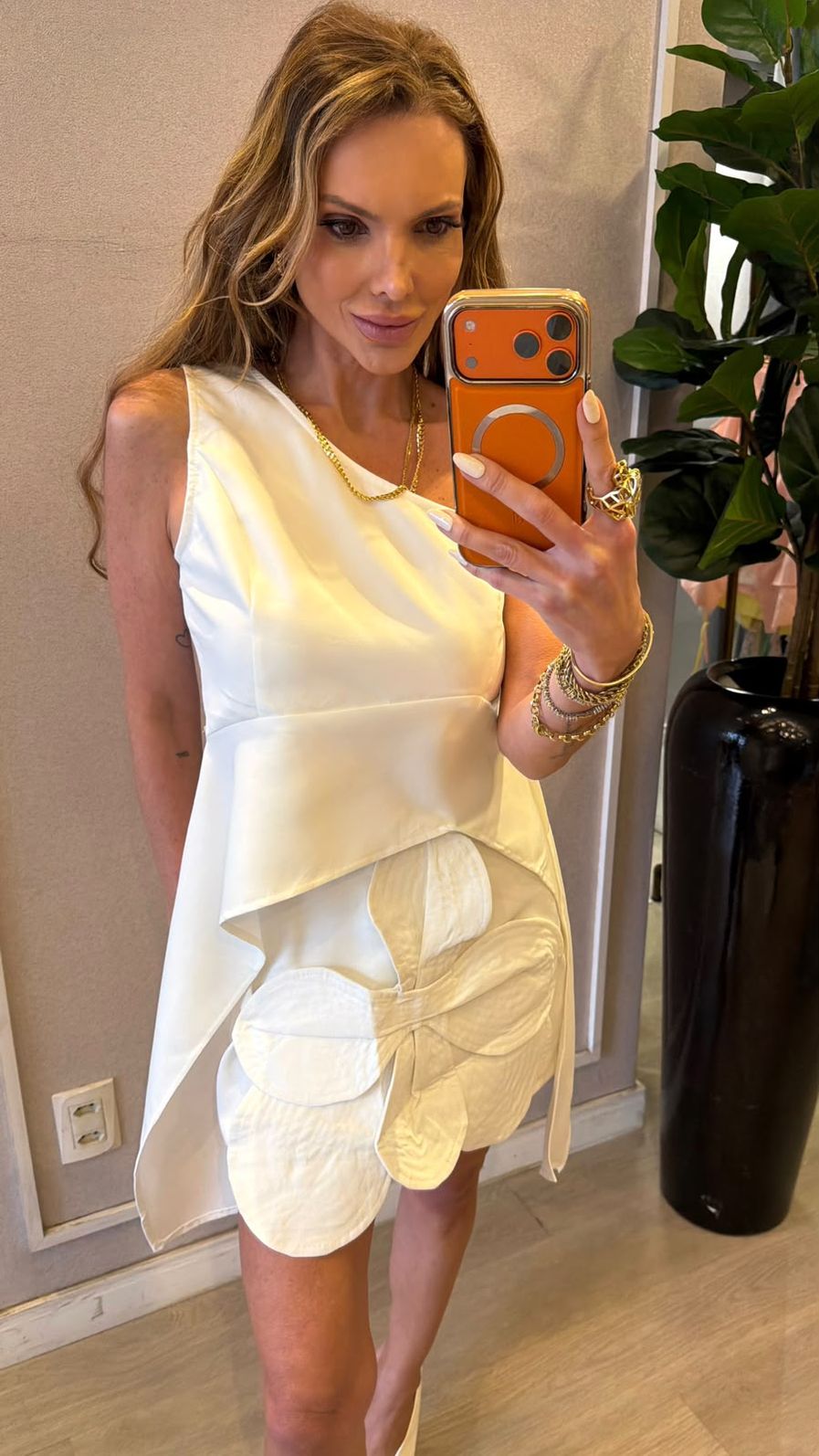 Conjunto Alfaiataria Manu cor Branco Conjunto Alfaiataria Manu cor Branco