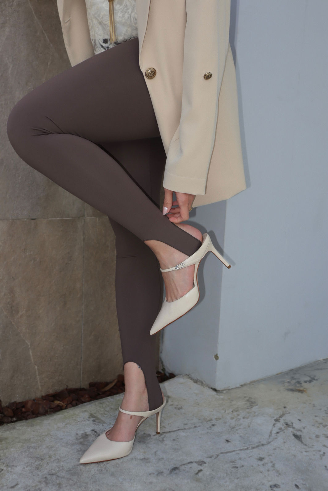 Calça Fusô em Poliamida Essentials cor Fendi