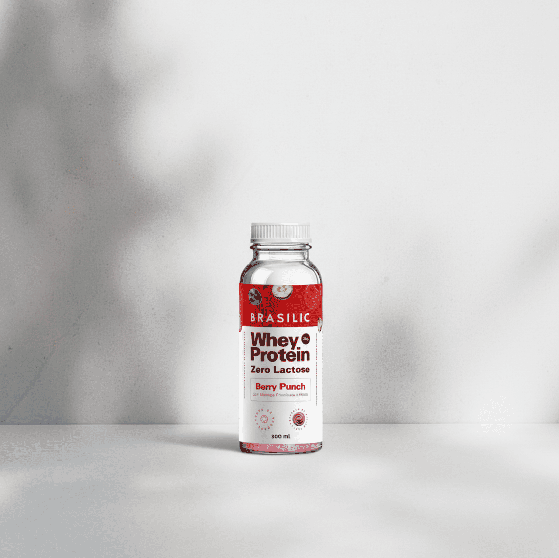 Whey Protein Concentrado Zero Lactose Frutas Vermelhas Berry Punch Garrafinha Whey Protein Concentrado Zero Lactose Frutas Vermelhas Berry Punch Garrafinha