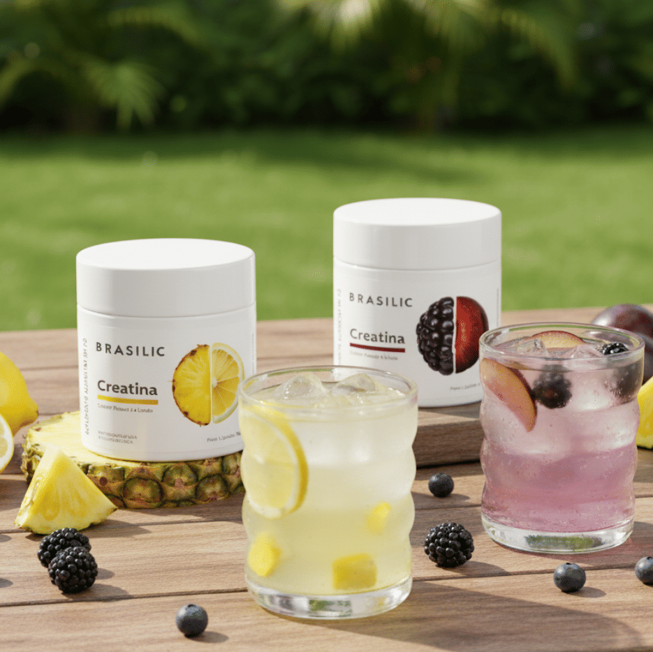 Combo 2 unidades de Creatina Saborizada - Frutas Negras e Abacaxi com Limão Combo 2 unidades de Creatina Saborizada - Frutas Negras e Abacaxi com Limão