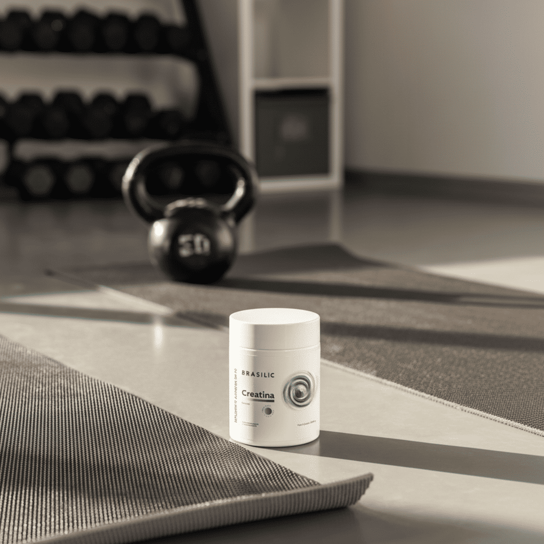 CREATINA MONOHIDRATADA E MICRONIZADA NEUTRA 300G - BRASILIC CREATINA MONOHIDRATADA E MICRONIZADA NEUTRA 300G - BRASILIC